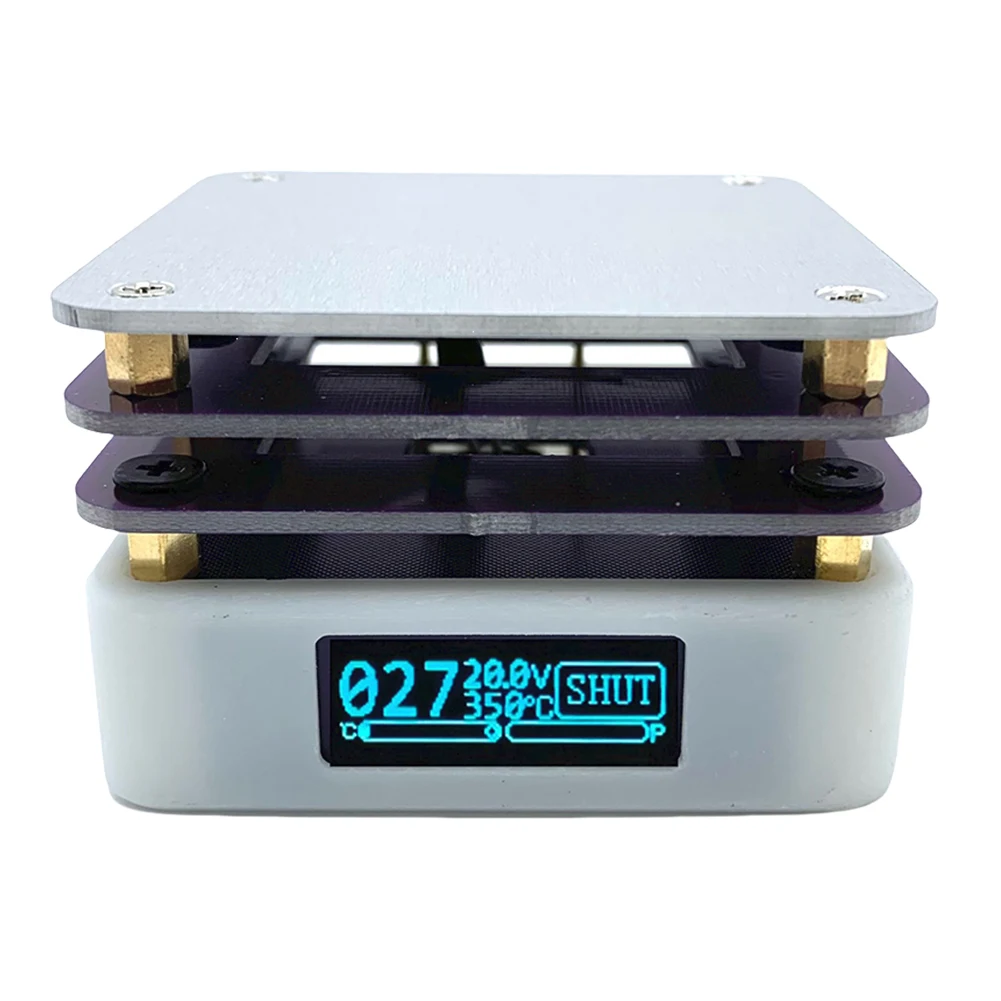Mini Welder Hot Plate OLED Display PCB SMD Board Soldering Plate Adjustable Constant Temperature Heating Tool Preheating Sation