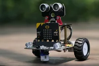 Microbit-Voiture Robot Intelligente V2, Kit de Tournesol Électronique, Ensembles STEM Dos pour Enfants, Codage et Pigments, ApprentiCumbria 6
