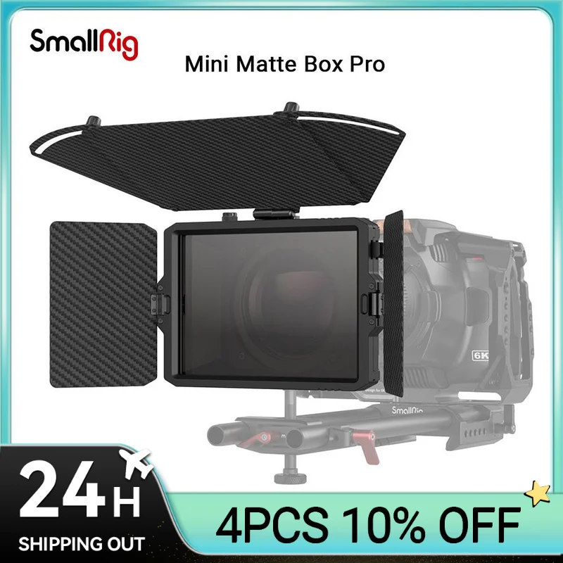 

SmallRig Mini Matte Box Pro Для беззеркальных камер, чтобы предотвратить воздействие солнечного света или других внешних бликов и вспышек 3680