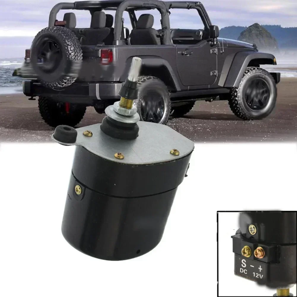 12 V ruitenwissermotor en armstuk met 300 mm bladmontage, instelbare schraaphoek van 45-120 graden, compatibel met boten, campers, tractoren