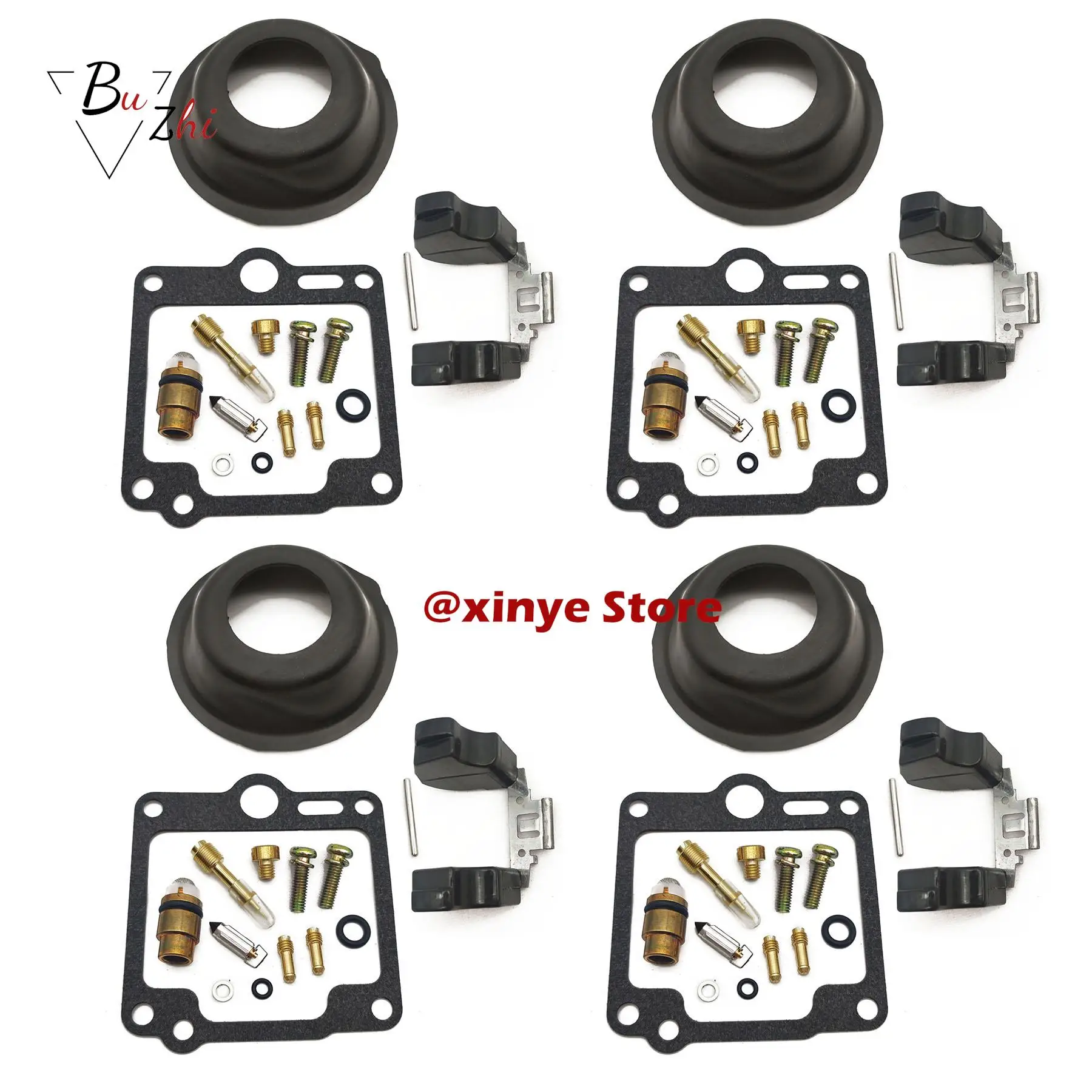 Motorcycle Carburetor repair kit floating needle seat gasket vacuum