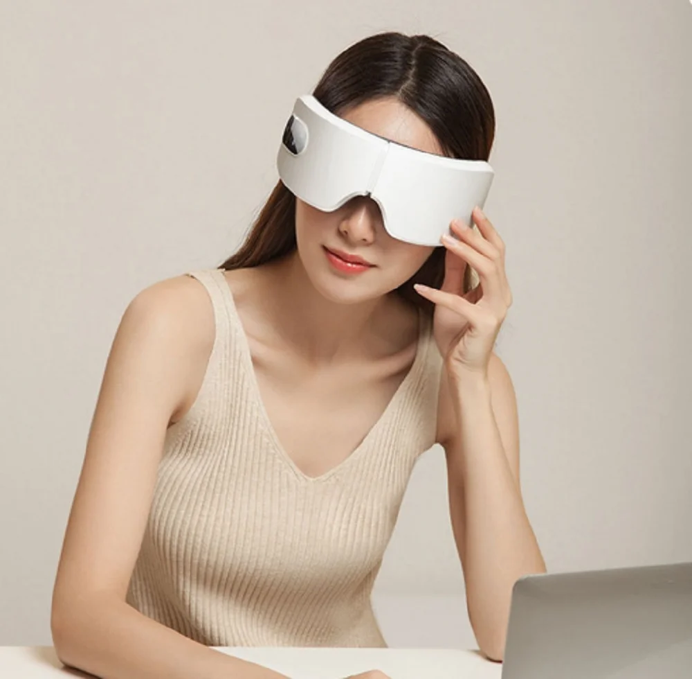 Intelligent eye massager device