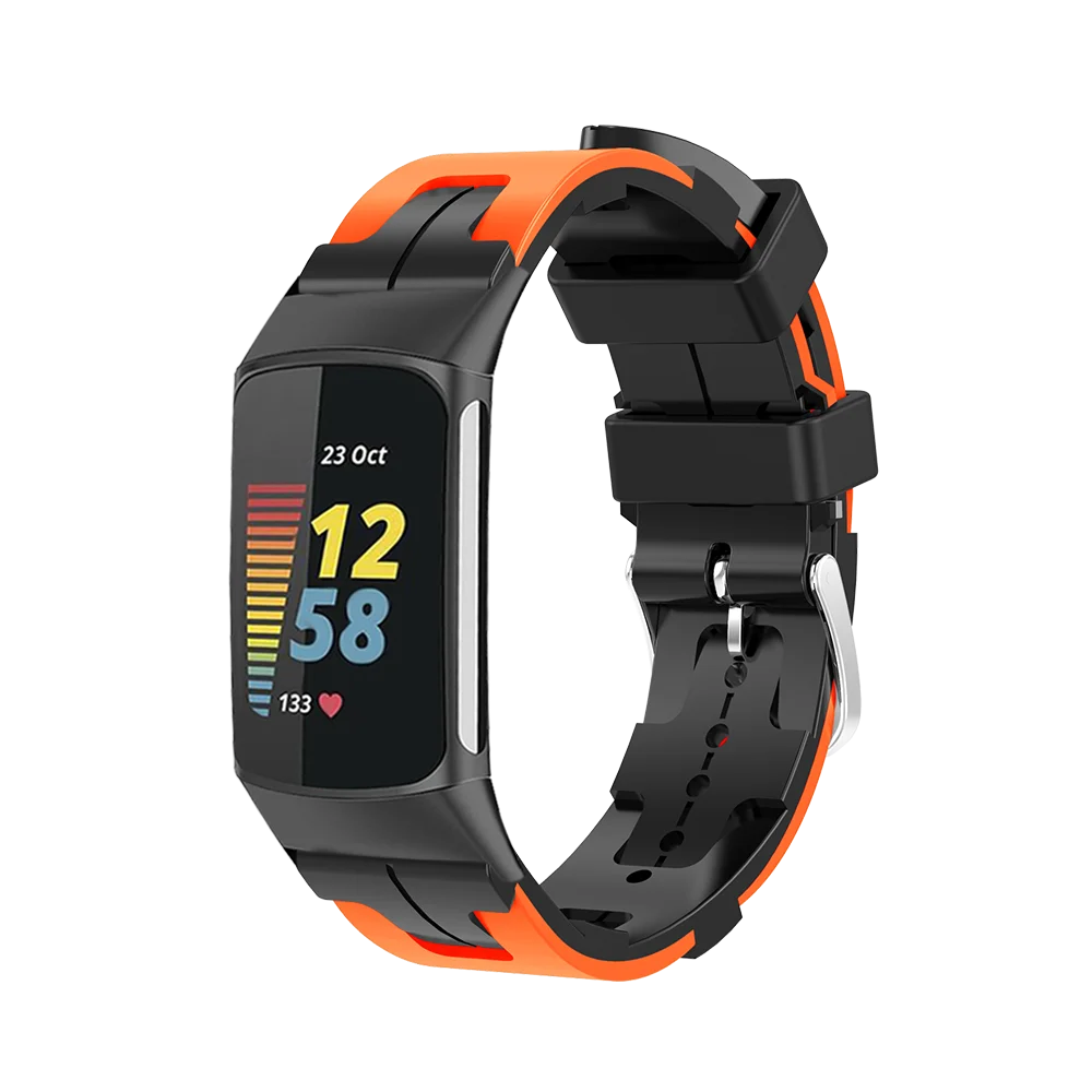 Correa de silicona para reloj inteligente Fitbit charge3 charge4