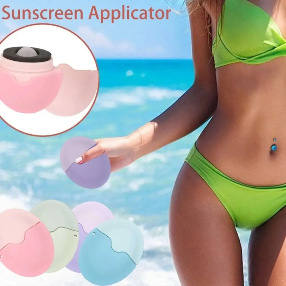 Silicone Sunscreen Lotion Applicator Refillable Bottle