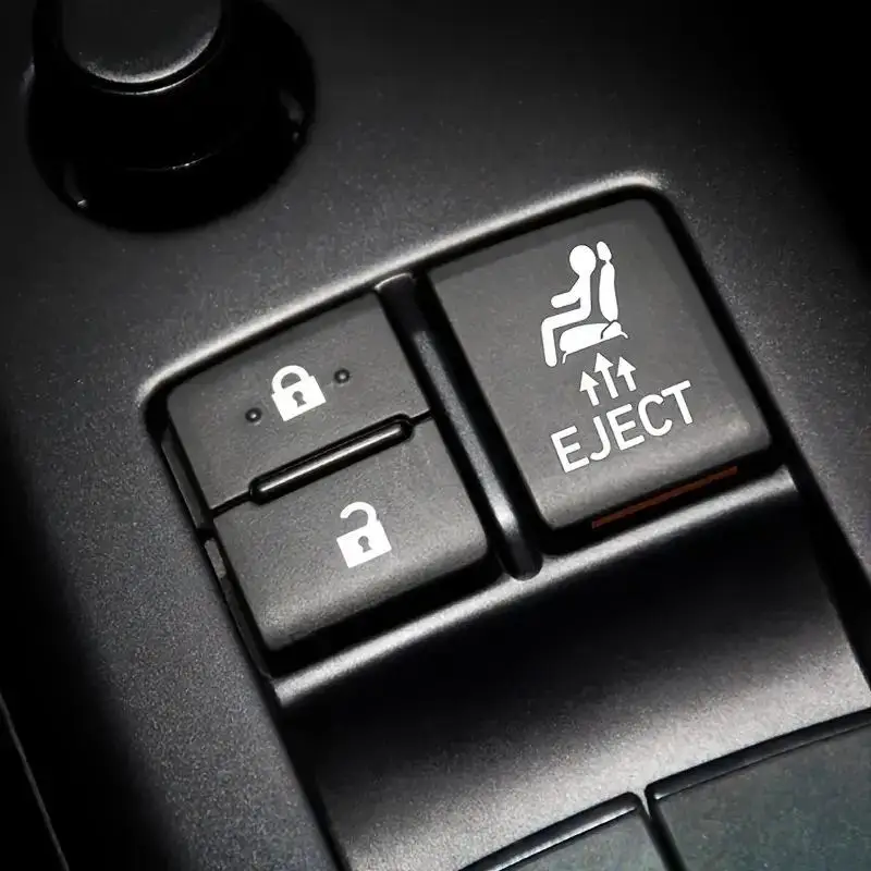 Humorous Eject Button Stickers - Novelty Gift