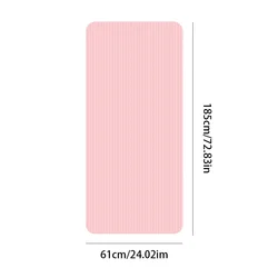 Eco - Friendly Thick Textured Gym Mat for Women - 72x24 Yoga & Pilates Mat (A Beige)