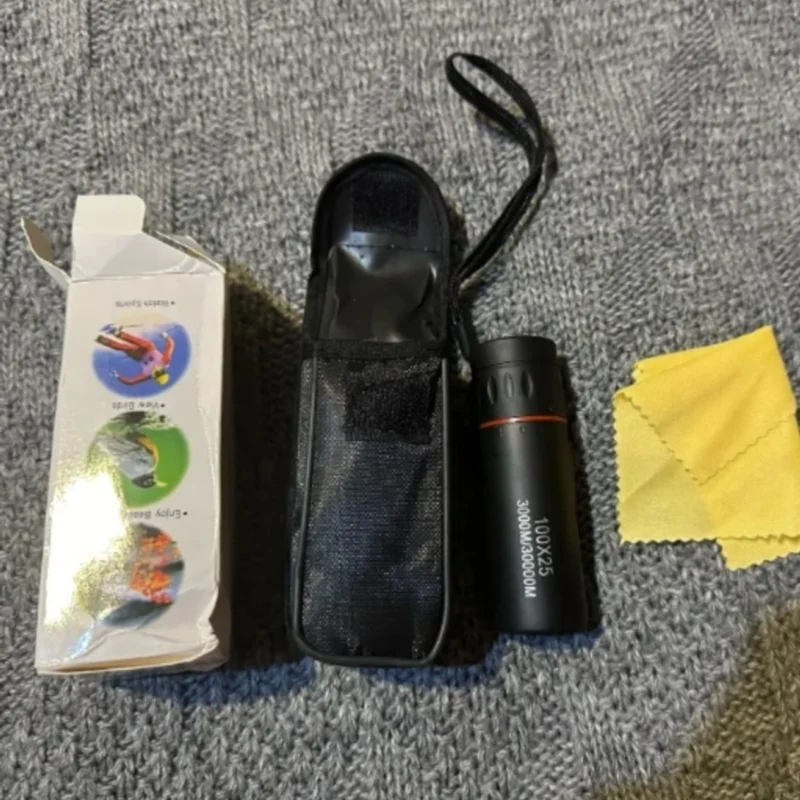 Monocular Telescope, High-power High-definition Fishing and Bird Watching Mini Outdoor Telescope 30/100/500X25 3