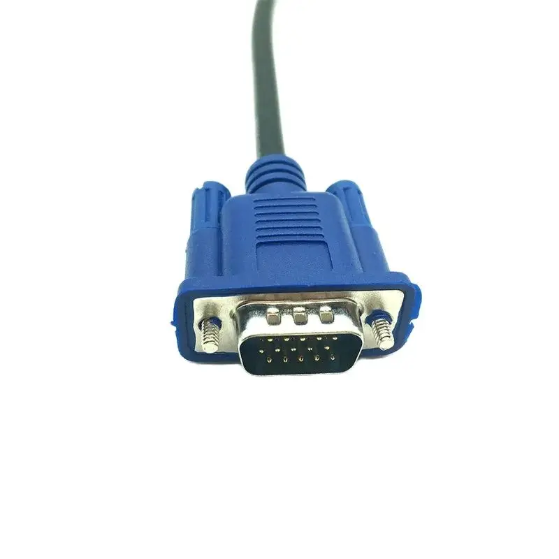 VGA Cable Male to Female Braided Shielding Extension Cable 30cm 50cm