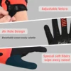 FIRELION Outdoor Full Finger Gel Touch Screen Cycling Gloves Off Road Dirt Mountain Bike Bicycle MTB DH Downhill Motocross Glove 5
