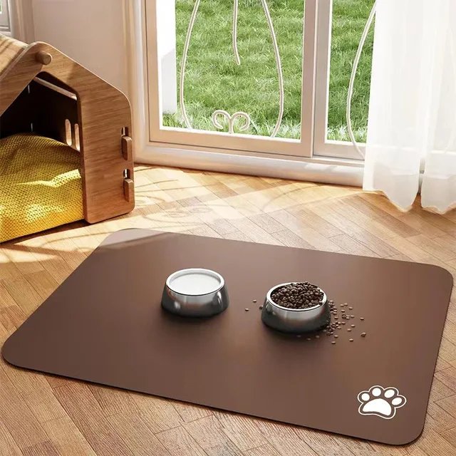 VIKAMA Summer Simple Pet Floor Mats Cats And Dogs Universal Waterproof Anti-Urine Wear-Resistant Dog Food Mats Cat Food Mats VIKAMA Summer Simple Pet Floor Mats Cats And Dogs Universal Waterproof Anti-Urine Wear-Resistant Dog Food Mats Cat Food Mats