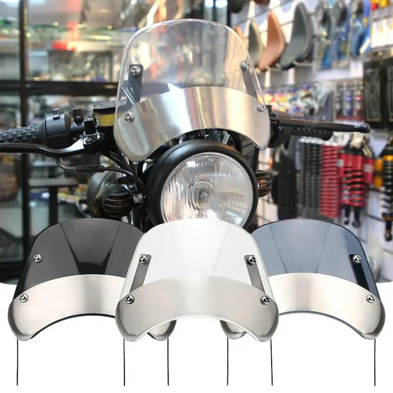 MotorcycleWindshieldScratchResistantMaterialMotorcycleWindshield