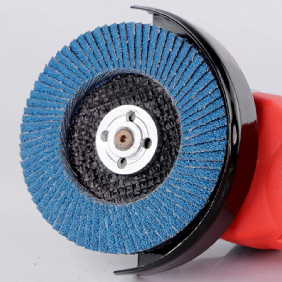 20x Flap Discs 115mm | 40 60 80 120 Grit | Zirconium Oxide Grinding Wheels | 4.5 Inch Sanding Discs