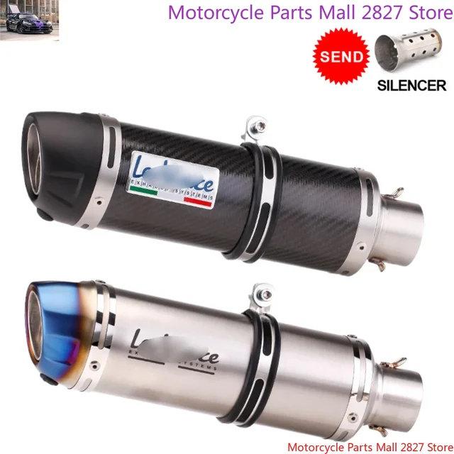 51mm Motorcycle Exhaust Muffler Pipes Escape Silencer Exhaust Systems With DB Killer For Z900 Z1000 GSR600 FZ6N R1 R3 R6 MT07