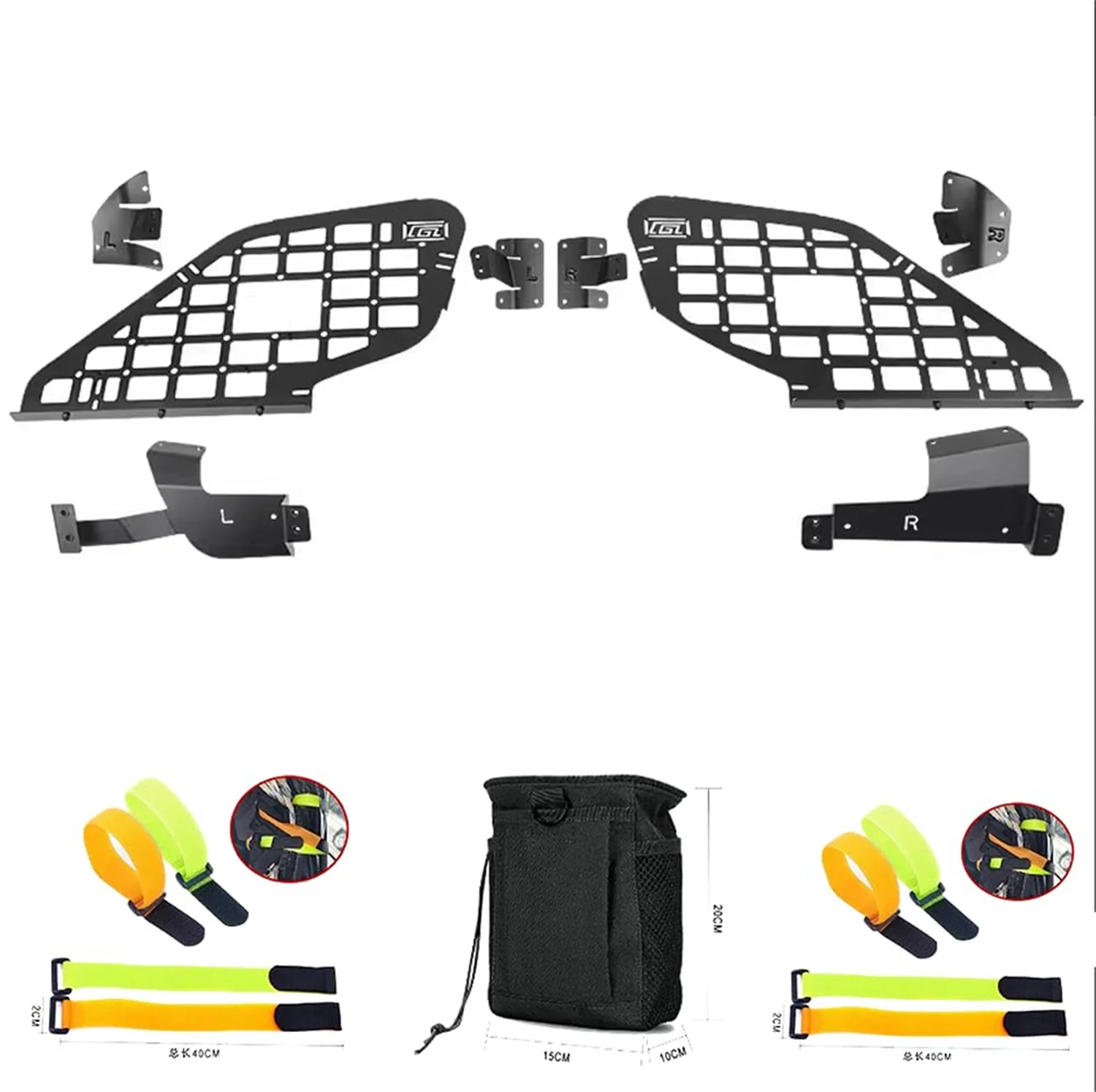 

Модульная панель для хранения для Subaru Forester 2014-2018, полка, боковое окно заднего багажника, мягкая панель, стеллажи для хранения из алюминиевого сплава, 1 комплект