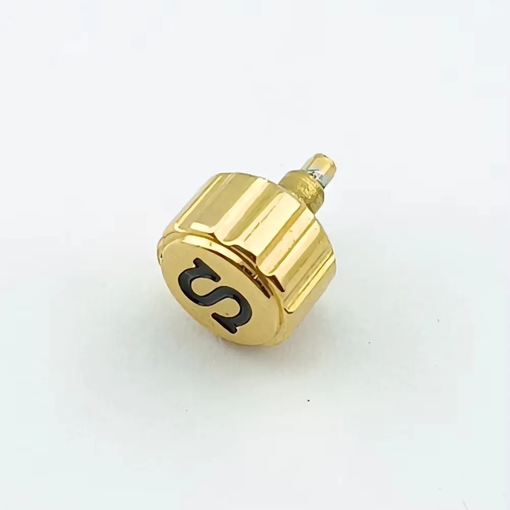 Screw-In Engraved 'S' Replacement Watch Crown for Automatic Movements with Three Style Options