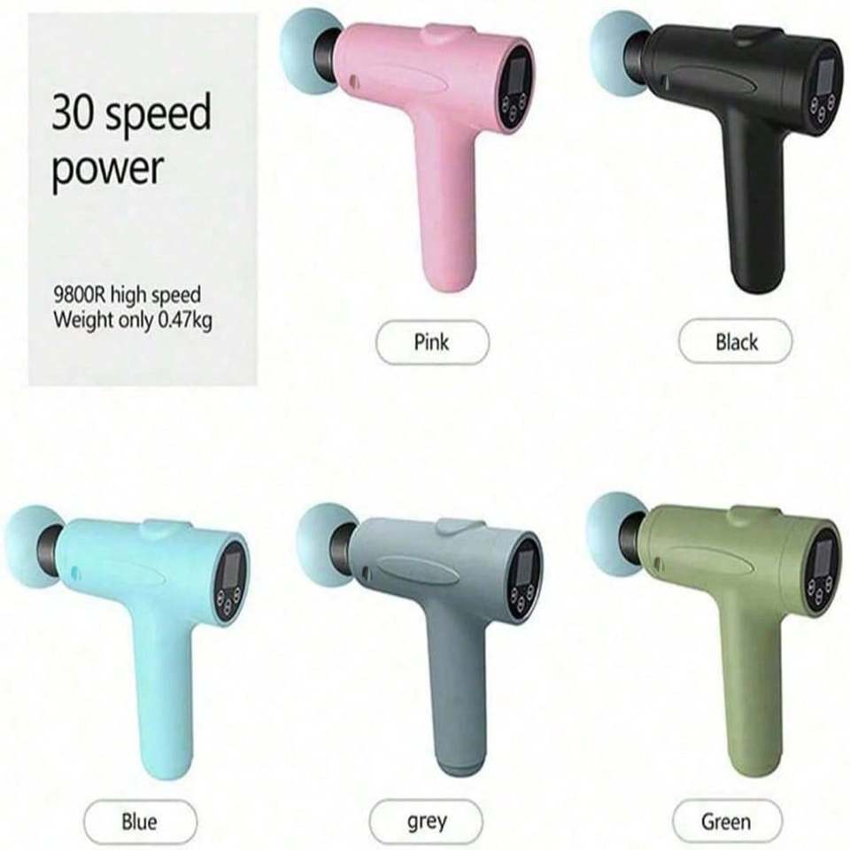 1pc Massage Gun, Deep Tissue Muscle Handheld Percussion Massager For Body, Back And Neck, Ultra Compact Elegant Design