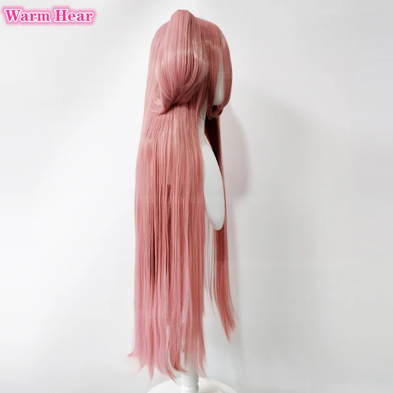�ִϸ��̼� Puella ���� Madoka Magica �ڽ����� Kaname Madoka Wig Long Pink Madoka Kaname Wigs ������ �ռ� �Ӹ� + ���� ĸ