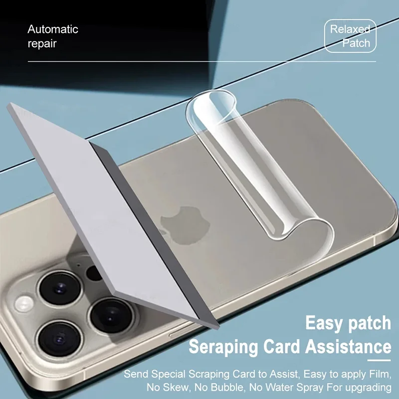 10-1PCS Back Hydrogel Film For Apple iPhone 17 Pro Max 16 15 14 13 12 11 Plus Air Clear Soft Screen Protection Phone Accessories 3