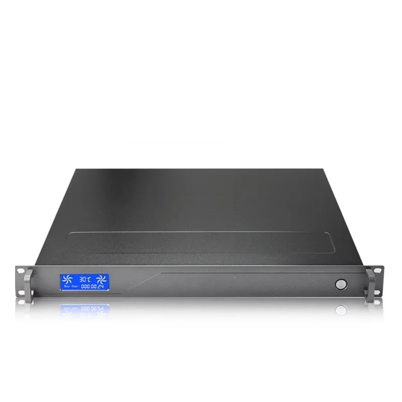 1U-Industrial-Control-Chassis-With-LCD-Screen-Aluminum-Panel-Depth ...