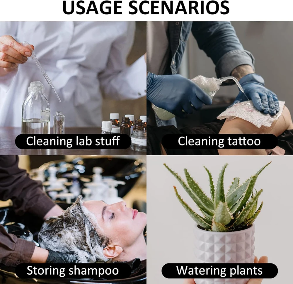 Irrigation Bottle 250/500ml Indoor Plant Watering Can Water Squirt Bottle Plastic Rinse for Eyelash Eye Wash Tattoo Lab