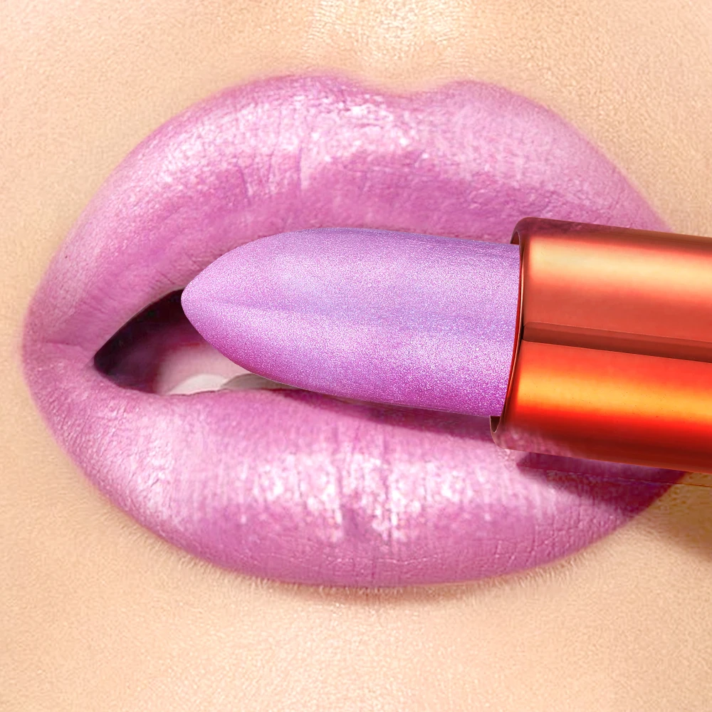 thumbnail image 1 of Rose smoke powder, bright starry sky, glossy velvet texture, durable, make your lips shiny, waterproof, anti-fouling., 1 of 5