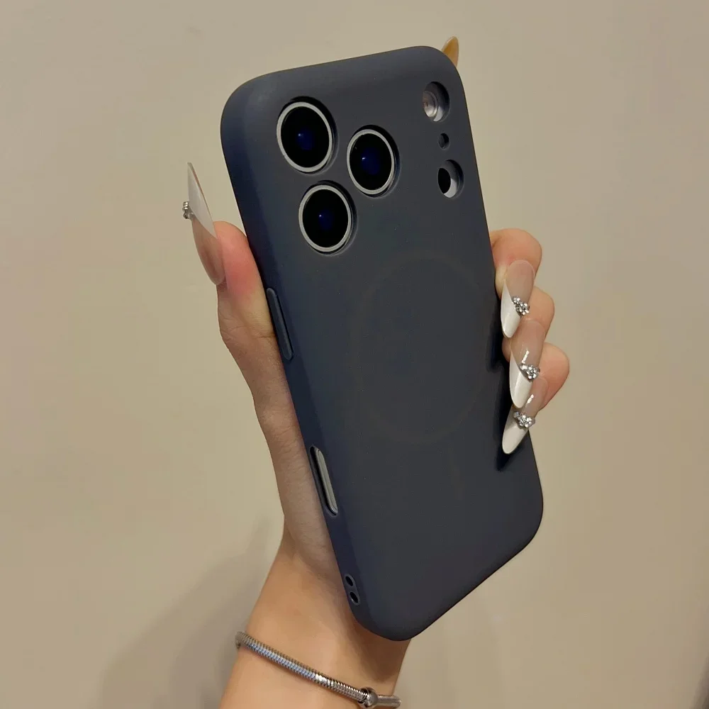 Deluxe Magnetic Phone Case with Magsafe Compatibility - Shockproof and Wireless Charging-Ready