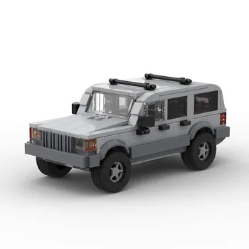 JeepTrack Grand Cherokee Trackhawk Racing Sports Car SUV Vehicle Speed Champion Racer Building Blocks Garage For Kids Adult Toys 1