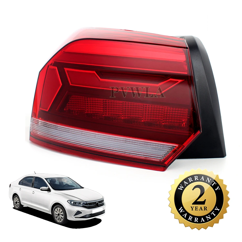 

Left Out Side For VW Polo sedan 2020 2021 Rear Halogen Light Tail Lamp With LED Bulbs