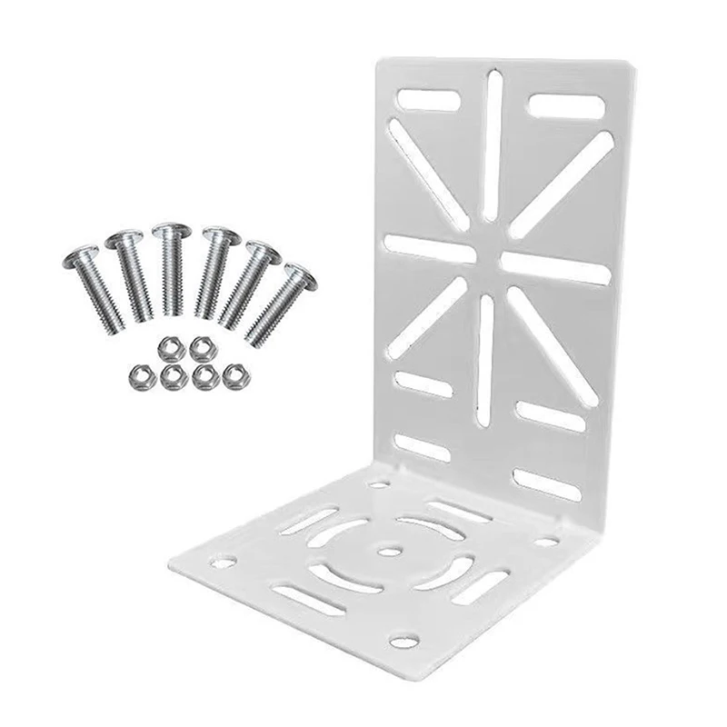 CCTV Monitoring Bracket PTZ Dome Camera Adapter L Shape 90 Degree Steel Plate