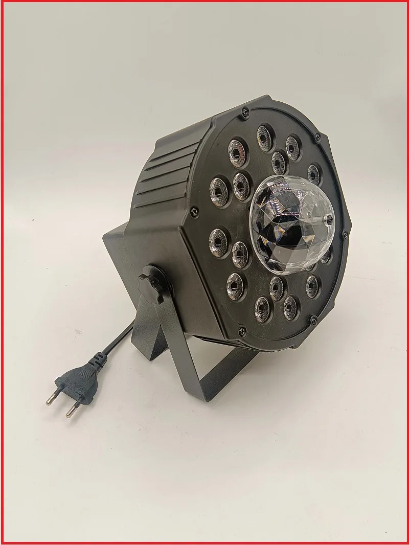 2 in 1 Party Stage Disco Light 18LEDs Sound Activated 7 Effects Christmas Birthday Party Holiday KTV Bar Dance Club Decorations