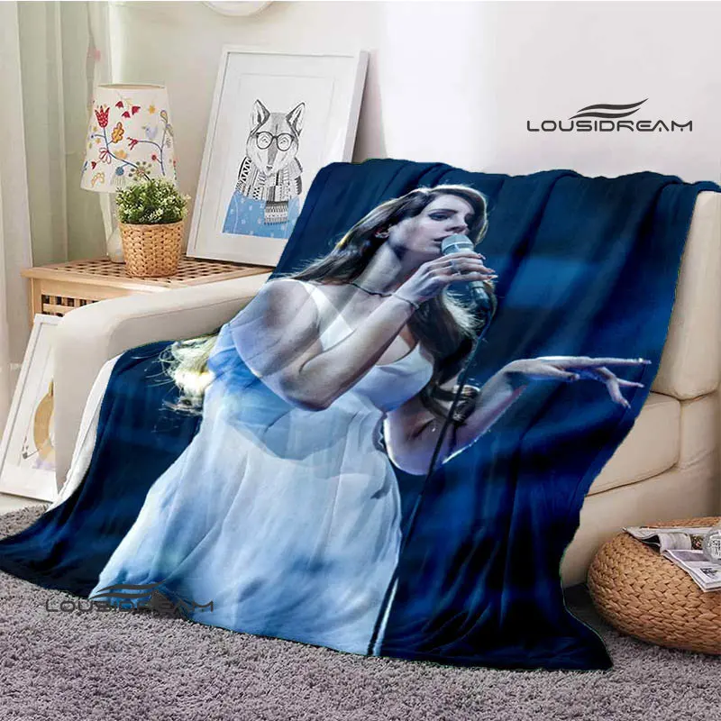 Lana Del Rey Retro Printing blanket Children's Warm blanket t Flange blanket Home travel blanket bed linings Birthday Gift