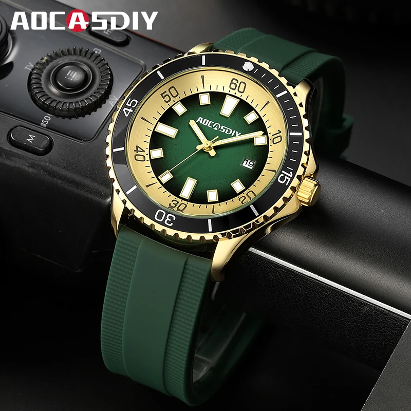 Elegant Multi-Functional Luminous Men's Waterproof Sports Watch