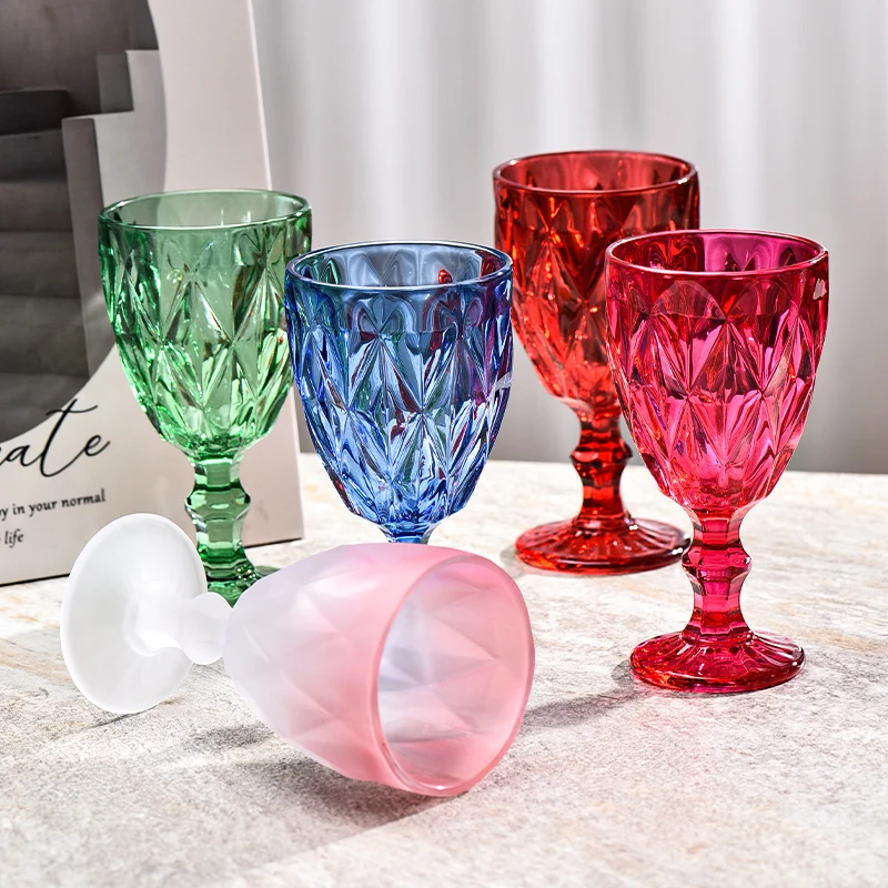Ele European Sle Highball Glass  Wine Glasses for Living Room Red Wine Glasses Luxury Juice Drink Cups