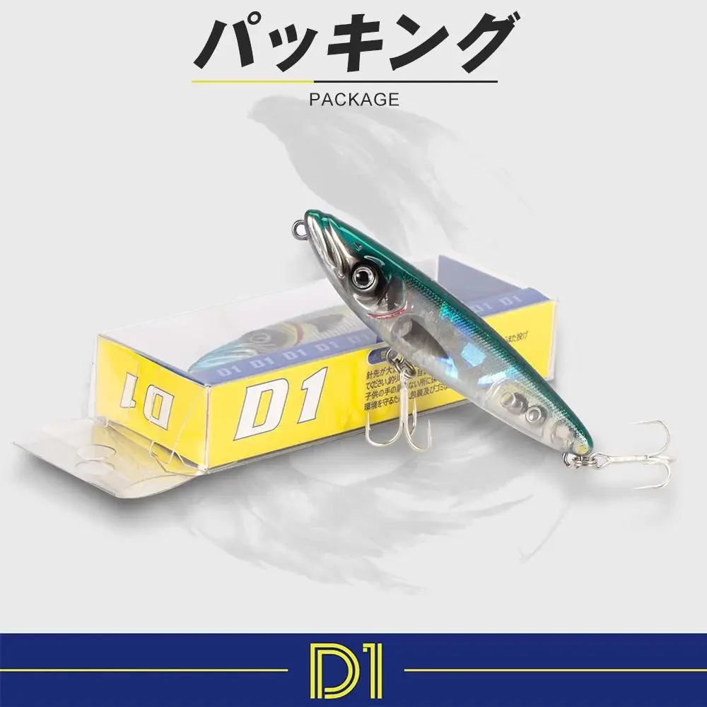 

VMC Treble Hook Bass Fishing Lure Fishing Wobblers Pesca Pencil Lure 70MM 6.5G/140MM 31G Leurre Isca Artificial Lures Fishing