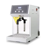Electric Milk Frother Bubble Tea & Coffee Shop Water Tank Heating Milk Steamer Machine 1