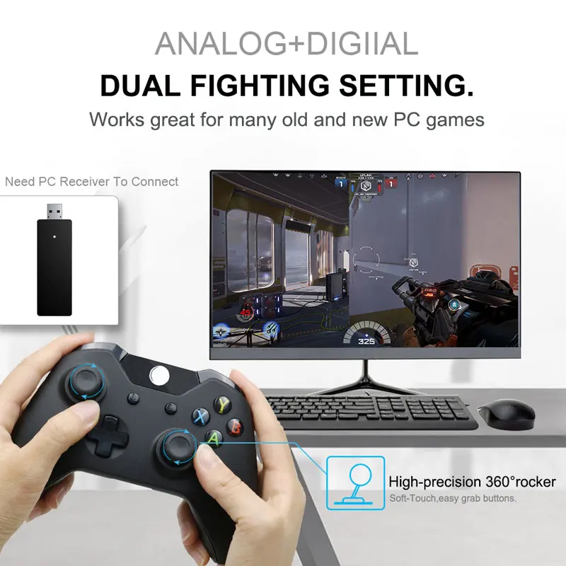 Xbox One Ʈѷ  е, Xbox One S ܼ ̽ƽ, PC Win7, 8/10 