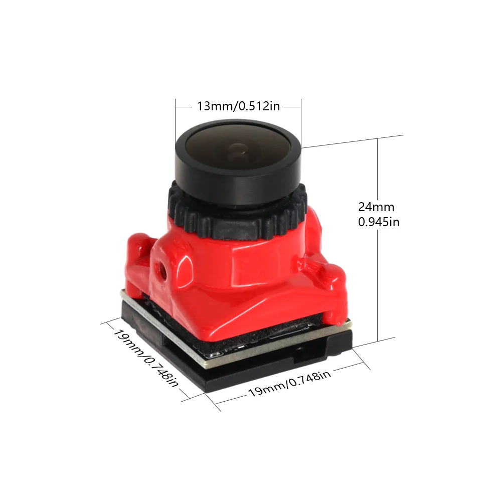 Mini Caméra FPV 1800TVL 2.1mm Starlight 5-40V pour Drone RC