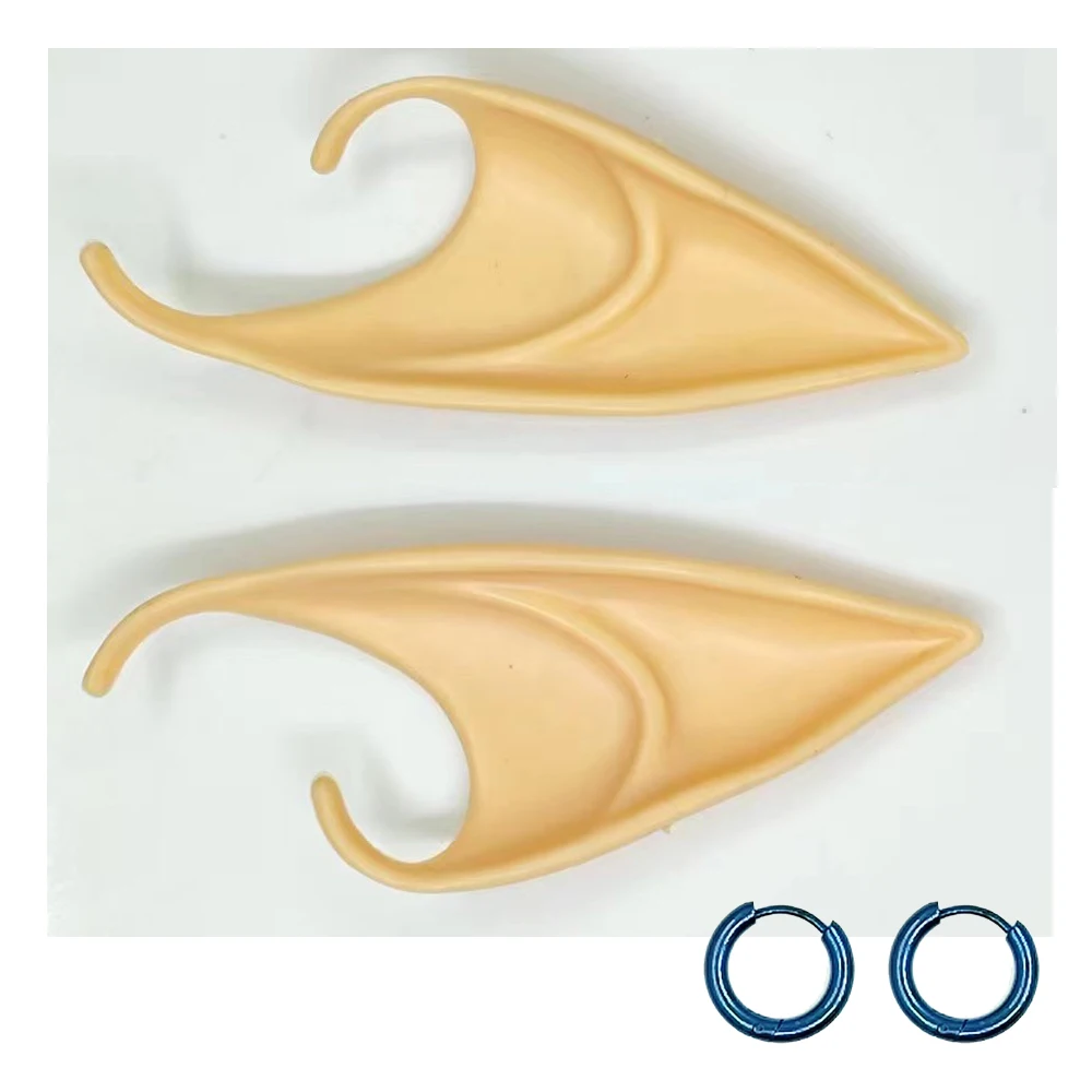 Cosplay wig with attached elf ears