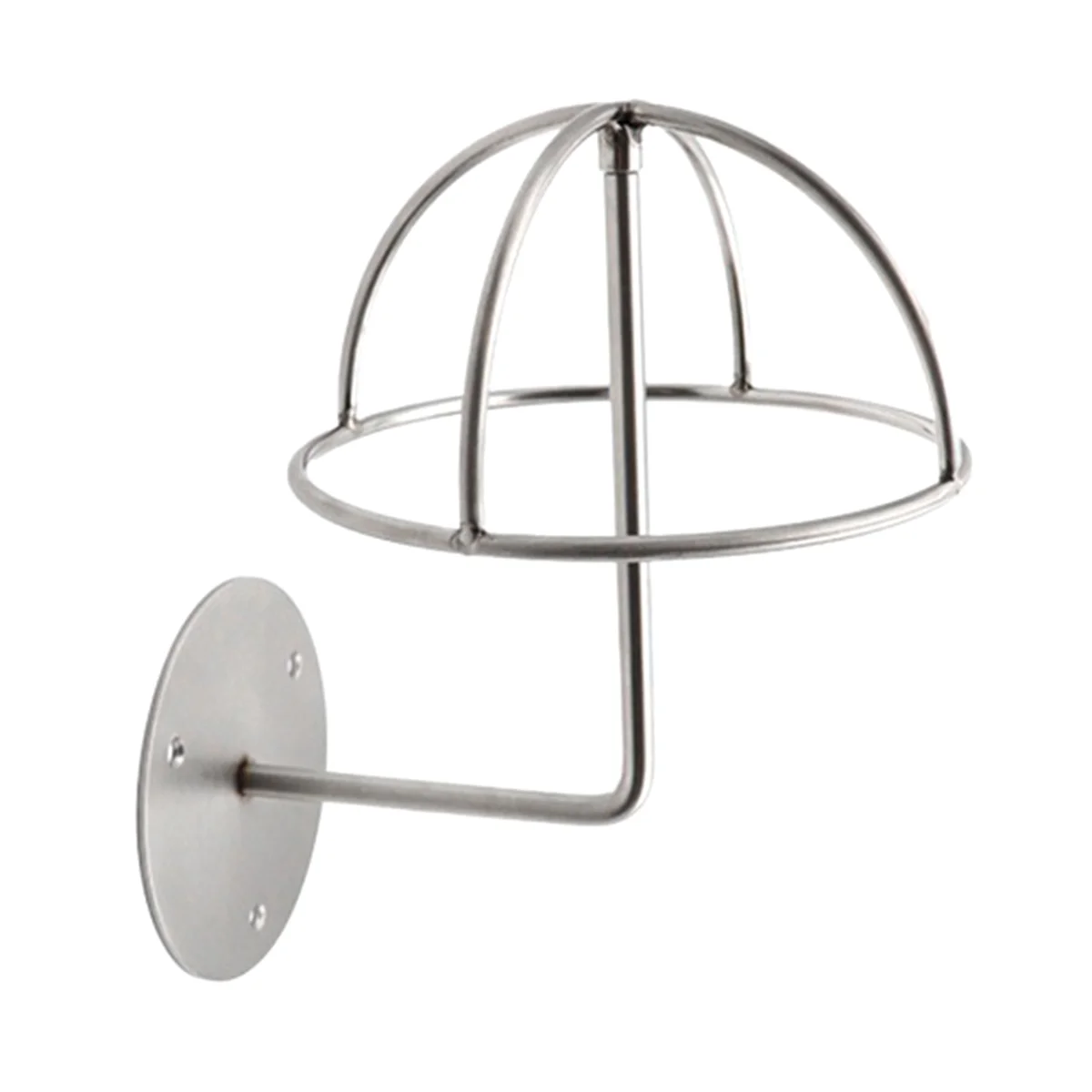 

Настенная металлическая подставка для витрины шляпы с купольной формой для украшения парика