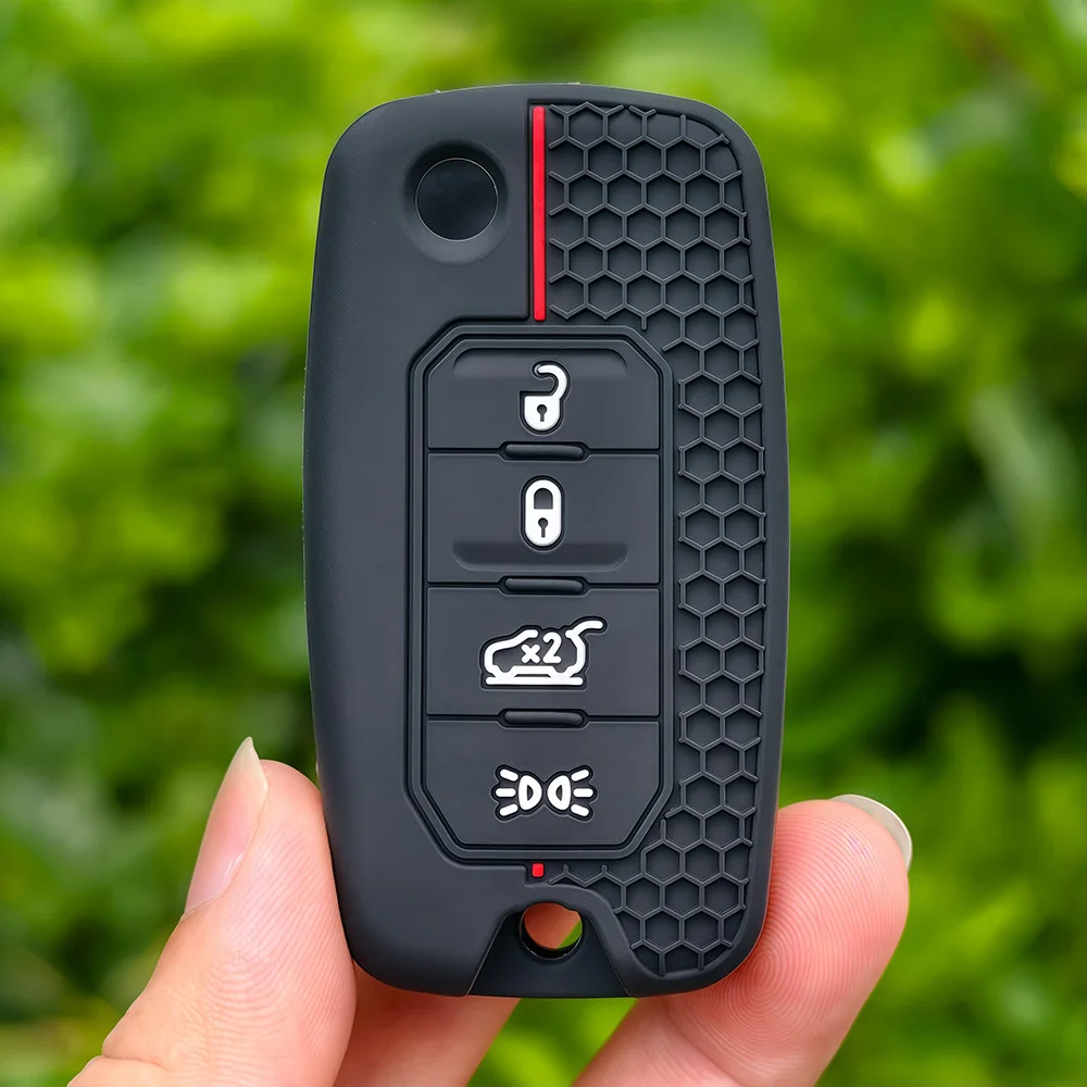 Premium Silicone Car Remote Key Cover - Sleek Protection