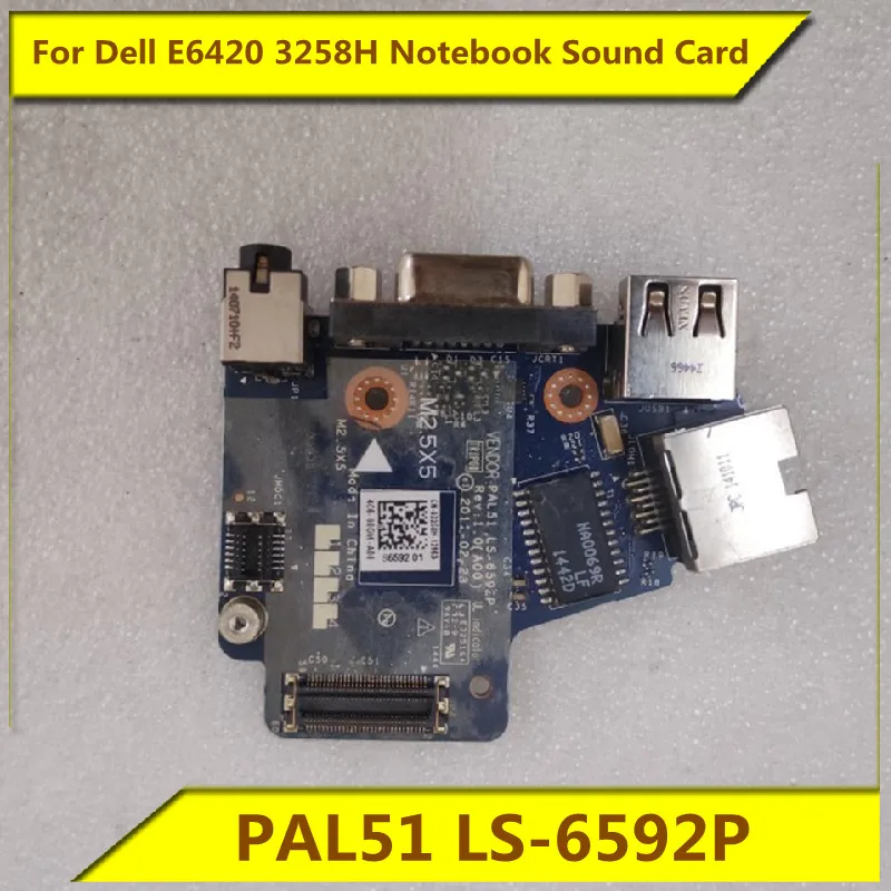 Для ноутбука Dell E6420 3258H звуковая карта аудио VGA сетевая USB маленькая памяти 55 |