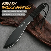 Outdoor Camping Style Small Straight Knife Outdoor Knife Camping Style Portable Survival Small Knife Household Stainless Steel F 1