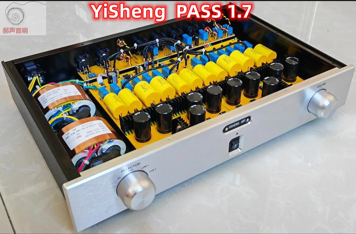

Готовый звуковой предусилитель Yisheng PASS 1,7, HiFi Stereo XLR/RCA трубка с полевым эффектом, сбалансированный предусилитель, звуковой контроллер