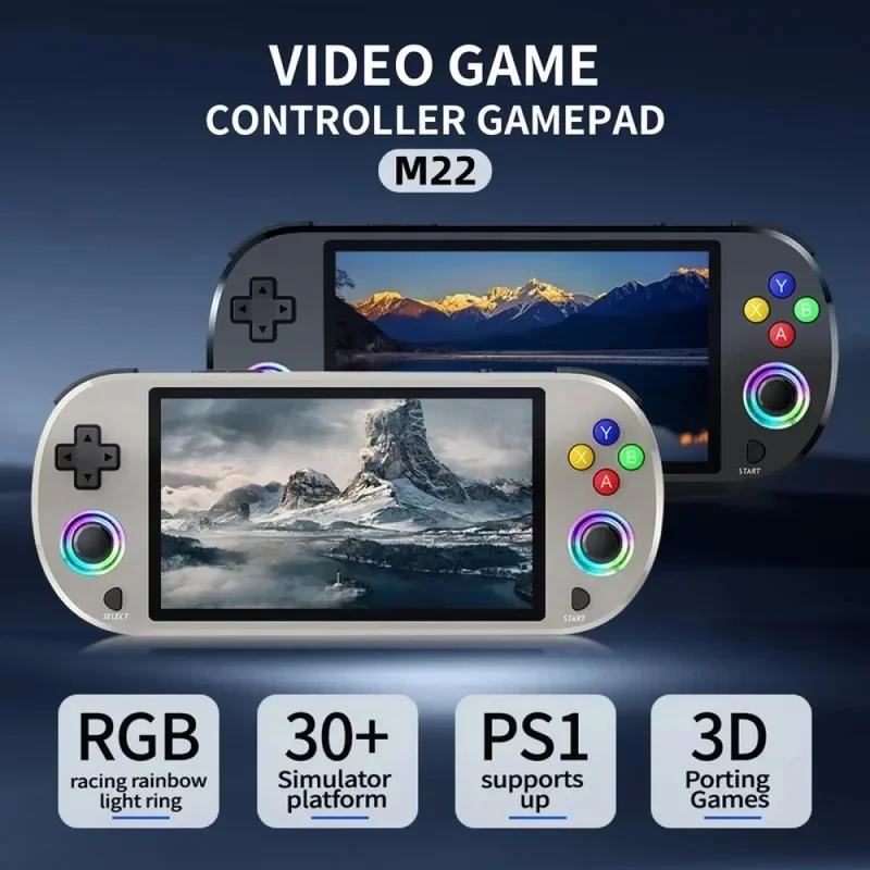 Portable Retro Gaming Console - 3.5 HD Display, Dual Joystick, TV Output, Classic Arcade Experience
