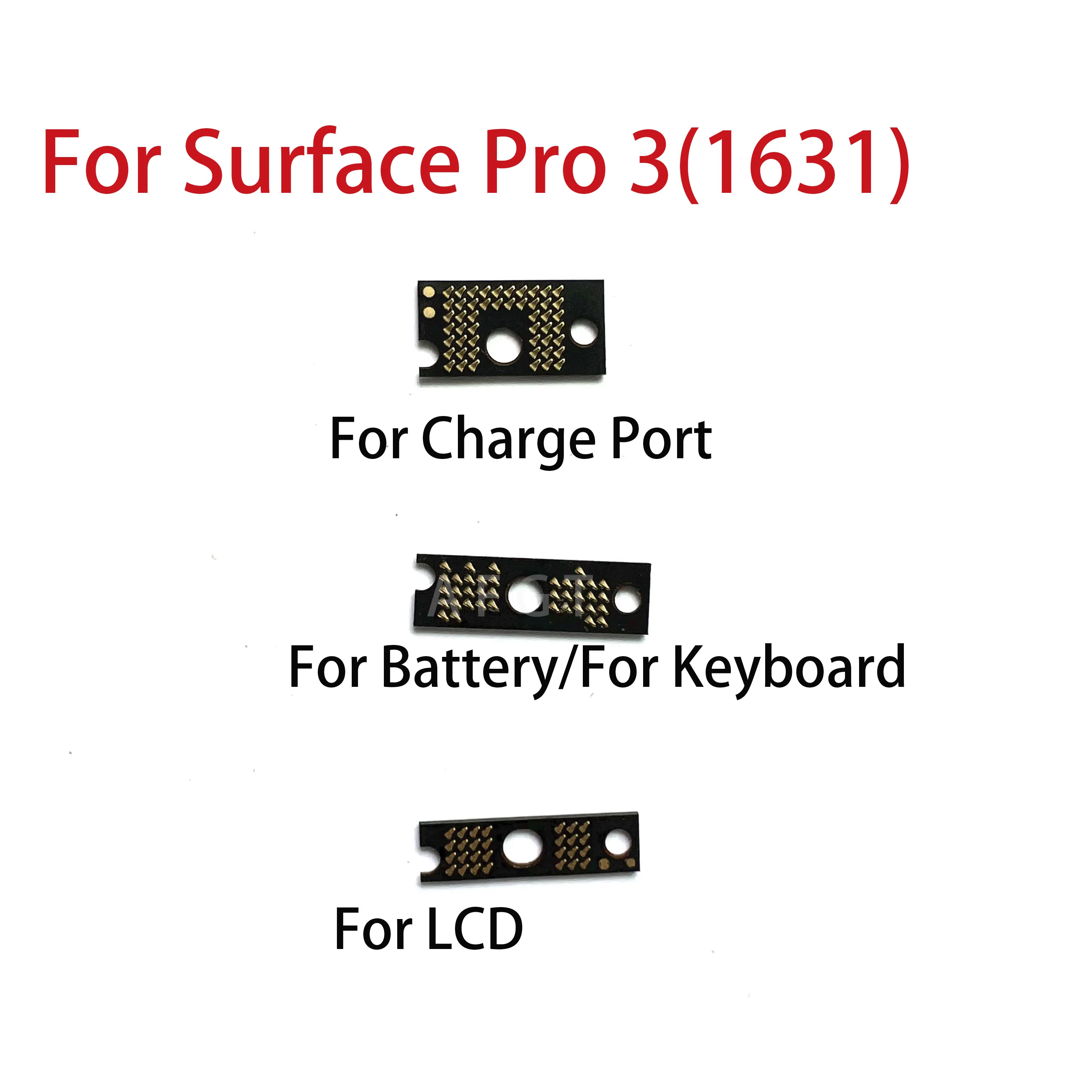 Original For Microsoft Surface Pro 3 1631 LCD Display Screen Charge Port Battery Keyboard Flex Cable Connector Interface