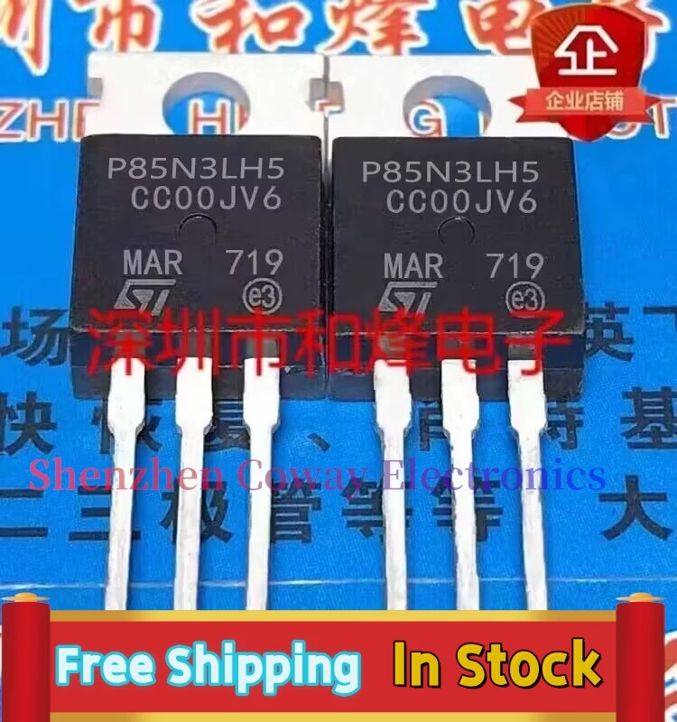 

10 шт.-30 шт. STP85N3LH5 P85N3LH5 80A/30V N MOS TO-220 Φ Быстрая доставка