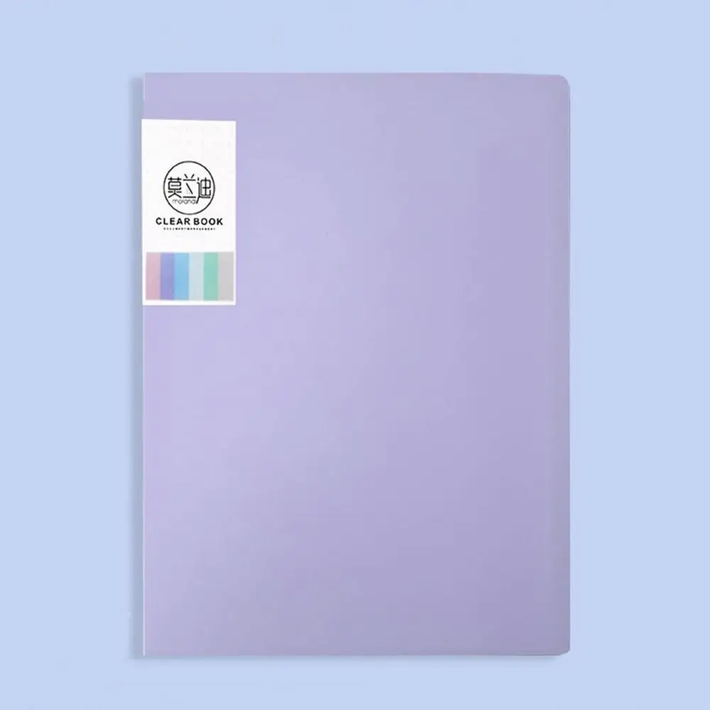 Waterproof 20 Pages Archives Bag Large Capacity Student Test Paper Storage Bag Plastic A4 File Folder File