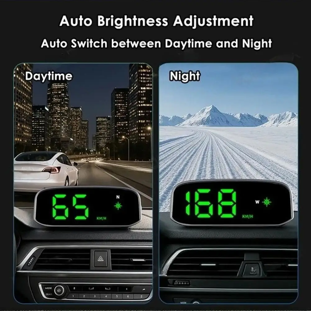 รูปสินค้า จอ HUD รถยนต์ GPS + มาตรวัดความเร็ว อัจฉริยะ