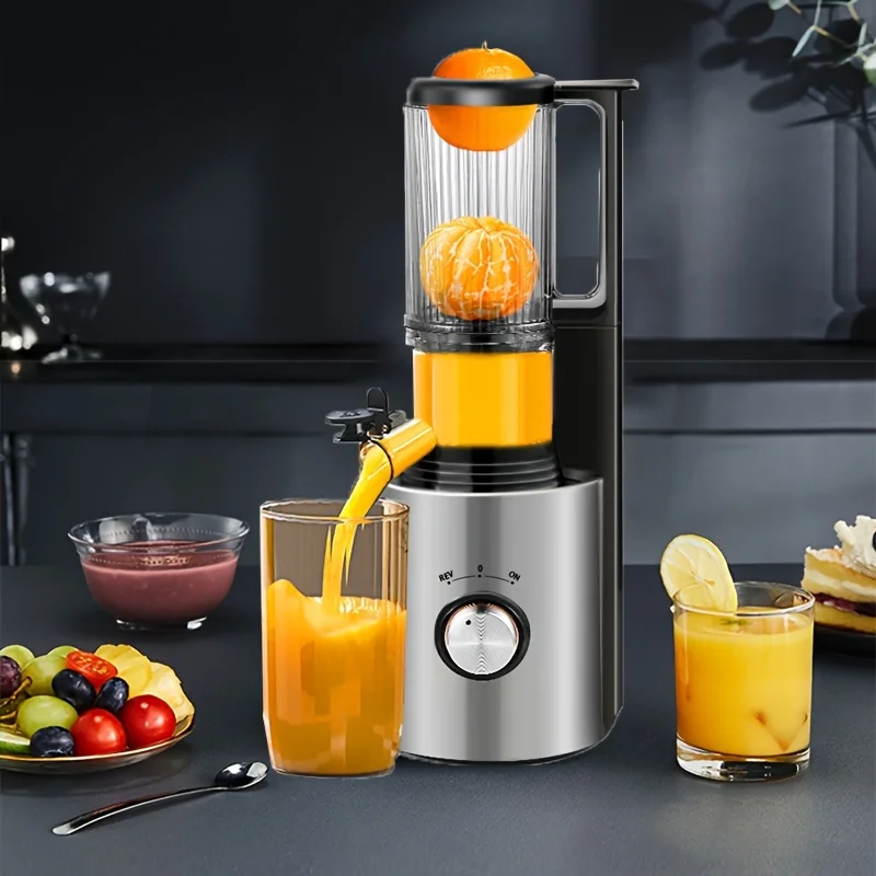 Multifunctional Stainless Steel Juicer With Slag Separation - Perfect For Small Fresh Juices And Ice Cream Making