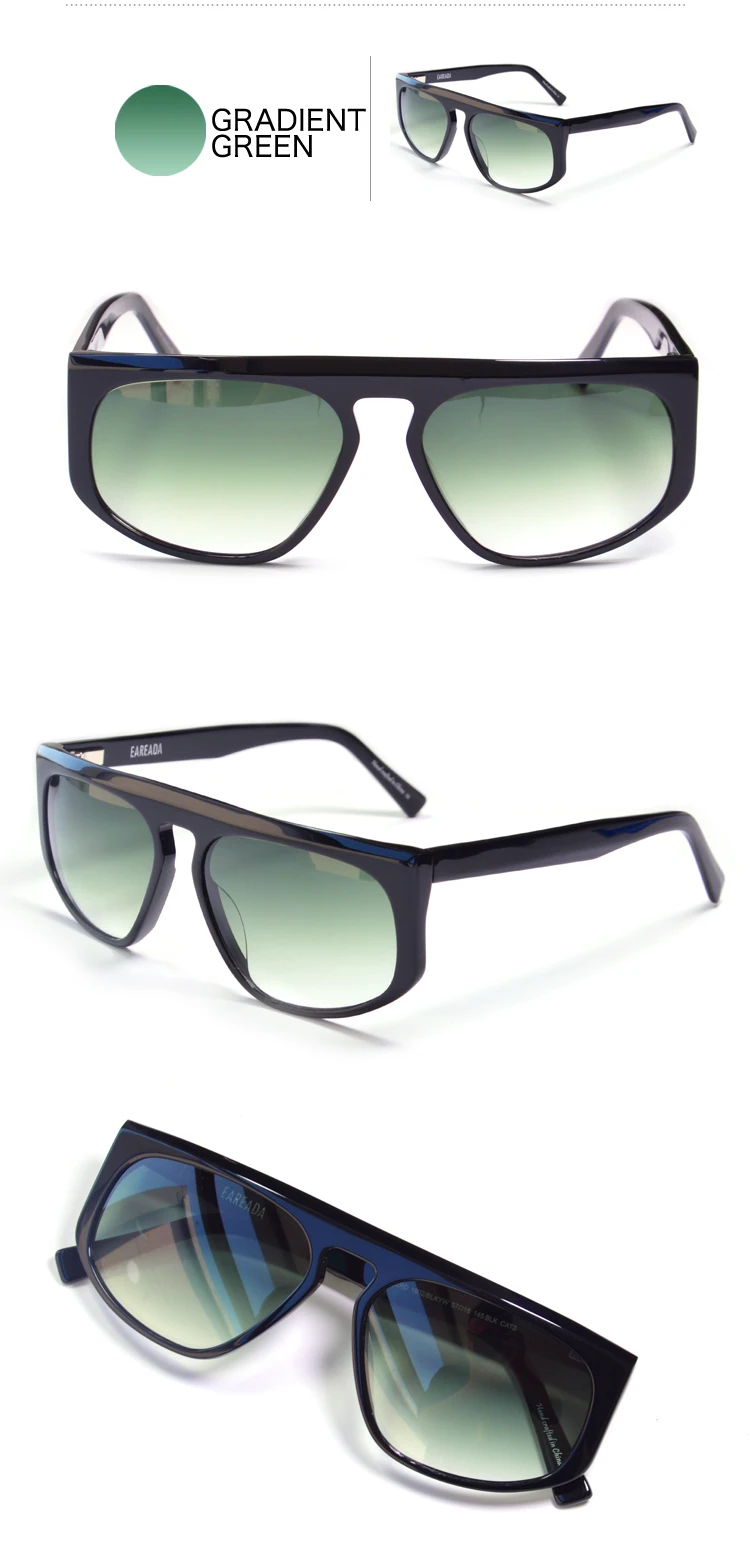 Robert Downey Sonnenbrille mit gelben Gläsern, Nachtsicht-Fahrradbrille für Männer, handgefertigte Acetat-Übergroße Fahrbrille – Detail 15